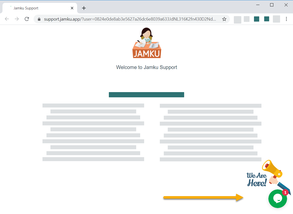 Support Page