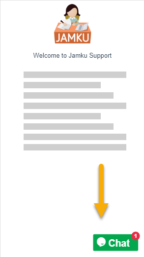 Support Page on Mobile