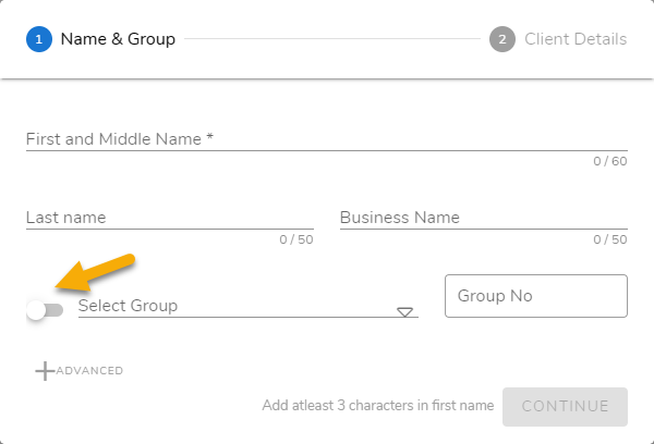 Client Create 2