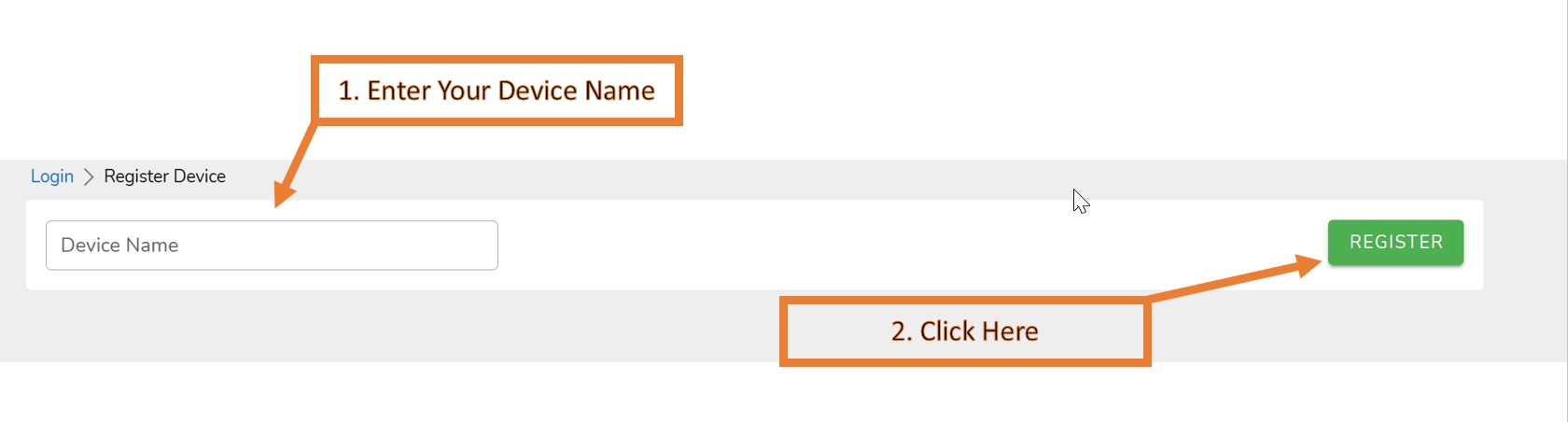 Register Page